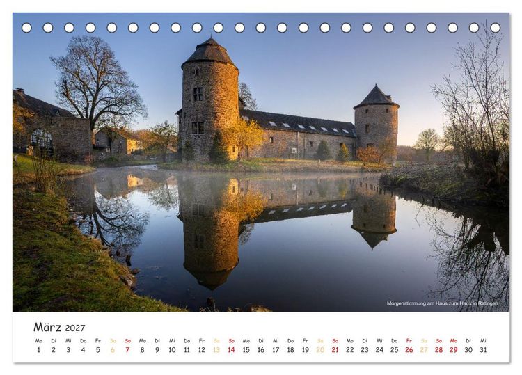 Produktbild: Heimat Entdecken: Bergisches Land (Tischkalender 2027 DIN A5 quer), CALVENDO Monatskalender