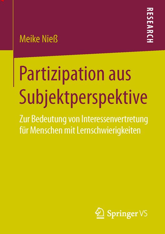 Produktbild: Partizipation aus Subjektperspektive