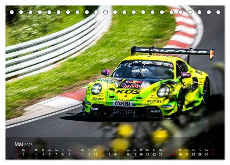 Produktbild: N&uuml;rburgring Langstreckenmeisterschaft (Tischkalender 2026 DIN A5 quer), CALVENDO Monatskalender