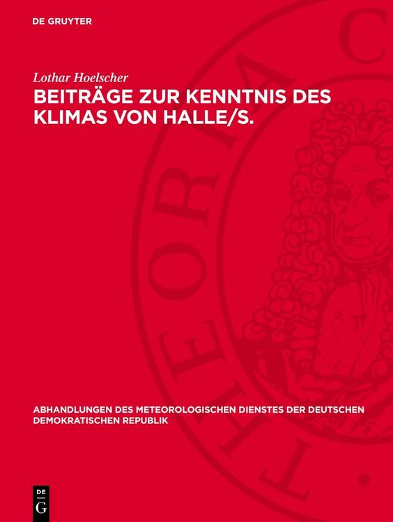 Produktbild: Beitr&auml;ge zur Kenntnis des Klimas von Halle/S.