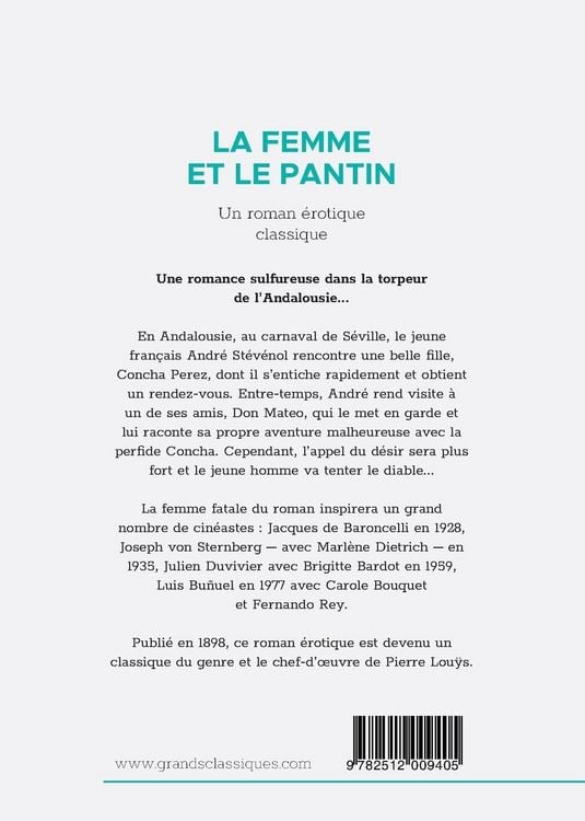 Produktbild: La Femme et le pantin