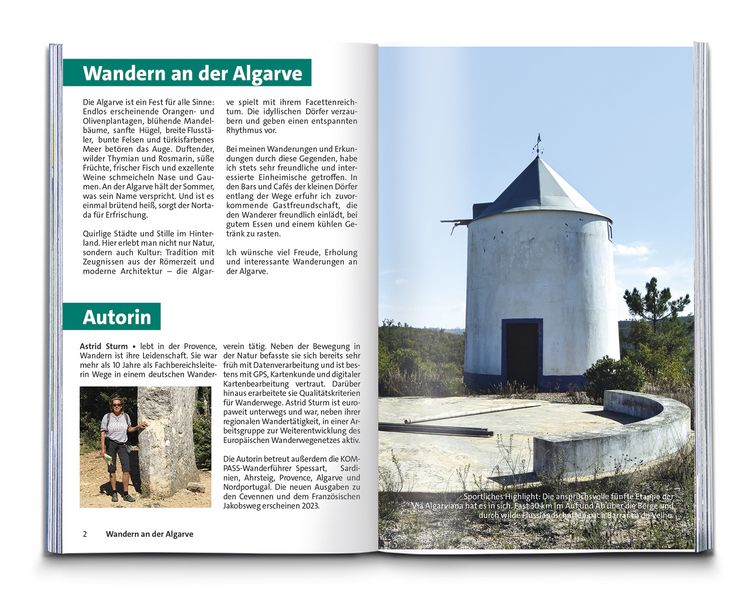 Produktbild: KOMPASS Wanderf&uuml;hrer Algarve mit Fernwanderweg Via Algarviana, 64 Touren / Etappen mit Extra-Tourenkarte