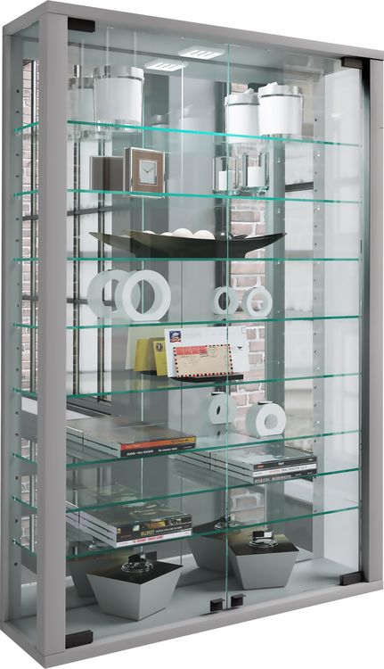 Produktbild: Wandvitrine Glasvitrine Vitrosa Mini Spiegel