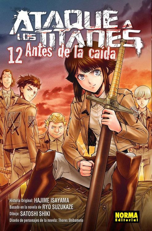 Produktbild: Ataque a los titanes 12 : antes de la caida