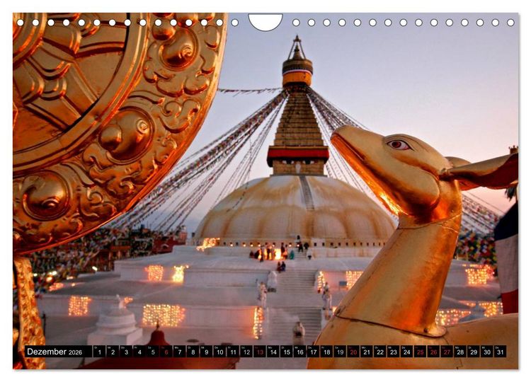 Produktbild: Nepal (Wandkalender 2026 DIN A4 quer), CALVENDO Monatskalender