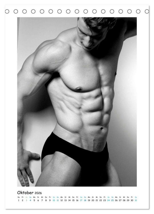 Produktbild: M&auml;nner... in underwear deluxe (Tischkalender 2026 DIN A5 hoch), CALVENDO Monatskalender