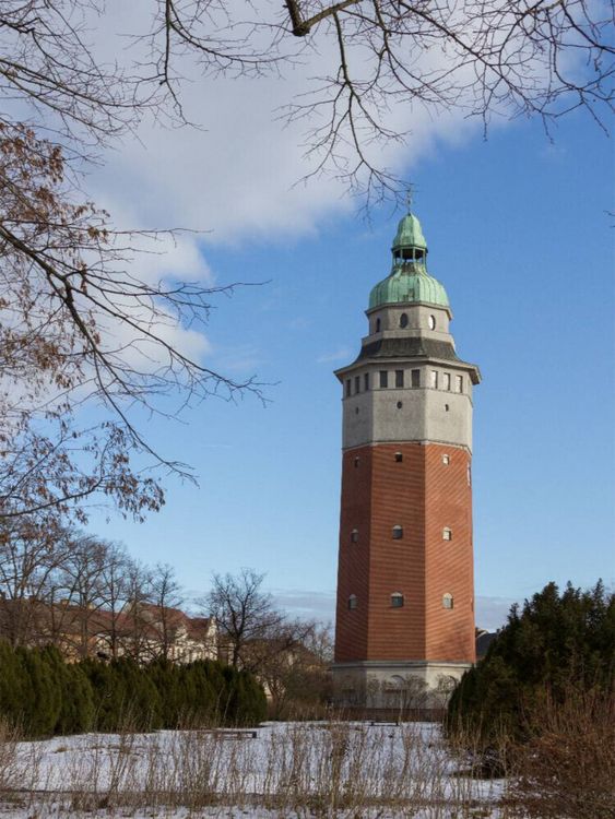 Produktbild: CALVENDO Puzzle Wasserturm in Finsterwalde | 1000 Teile Lege-Gr&ouml;&szlig;e 64x48cm Foto-Puzzle f&uuml;r gl&uuml;ckliche Stunden