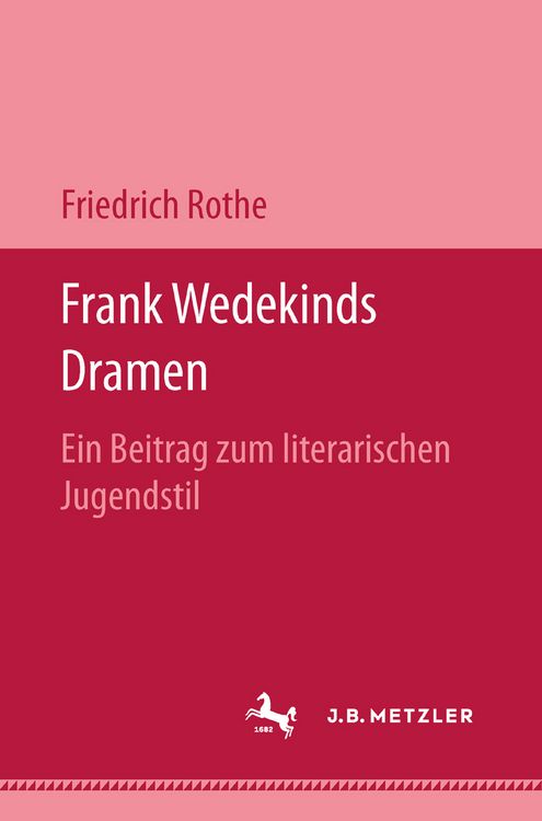 Produktbild: Frank Wedekinds Dramen