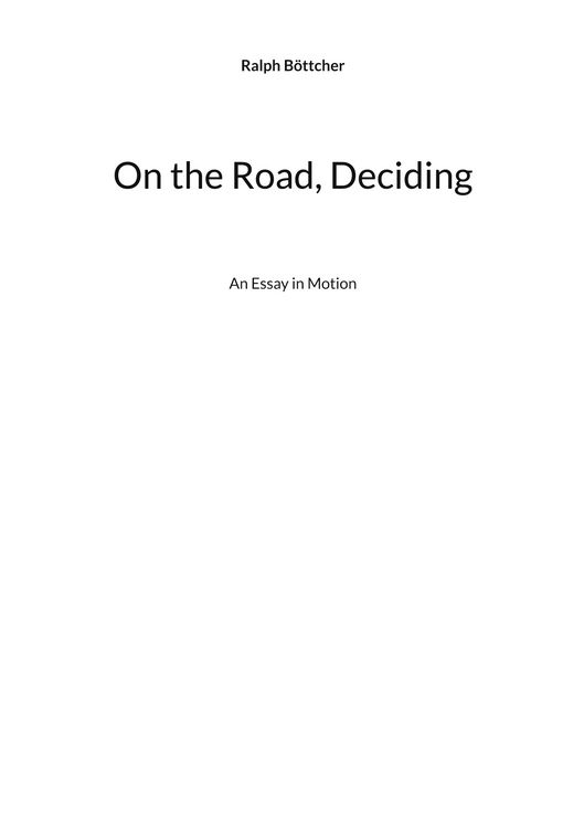Produktbild: On the Road, Deciding