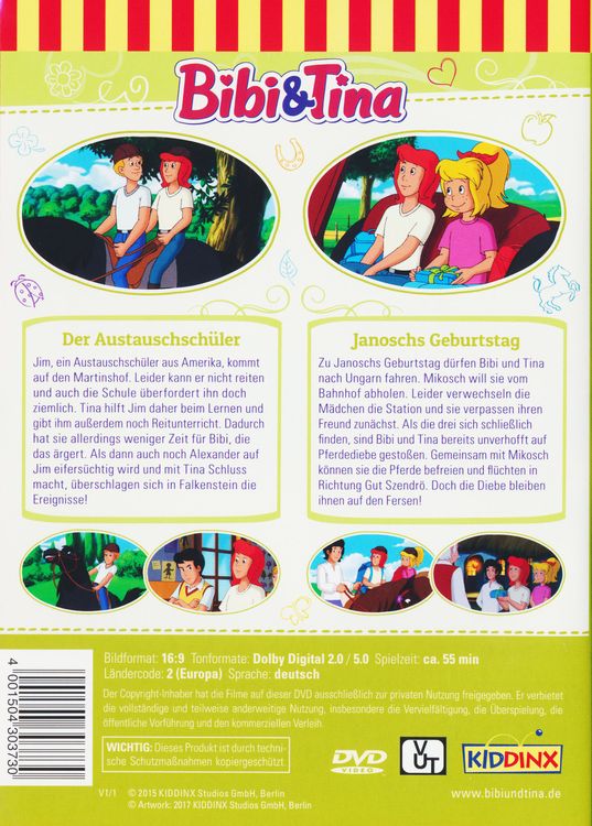 Produktbild: Bibi und Tina - Janoschs Geburtstag/Der Austauschsch&uuml;ler