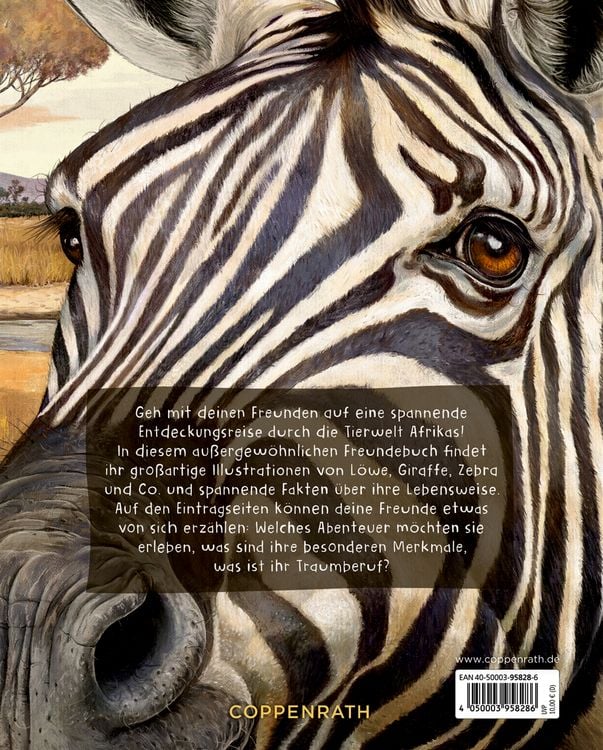 Produktbild: Freundebuch: Lebensgr.-Wilde Tiere Afrikas - Meine Freunde