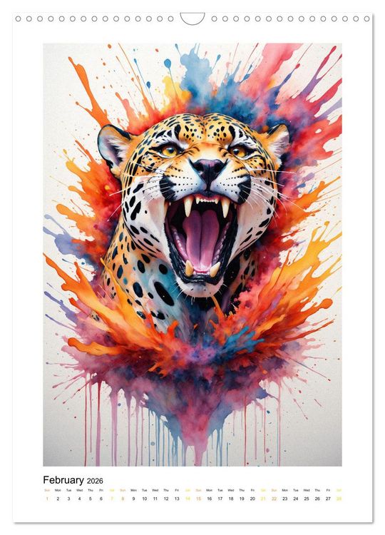 Produktbild: Fantastic Animal World: A Play of Colors and Elegance (Wall Calendar 2026 DIN A3 portrait), CALVENDO 12 Month Wall Calendar