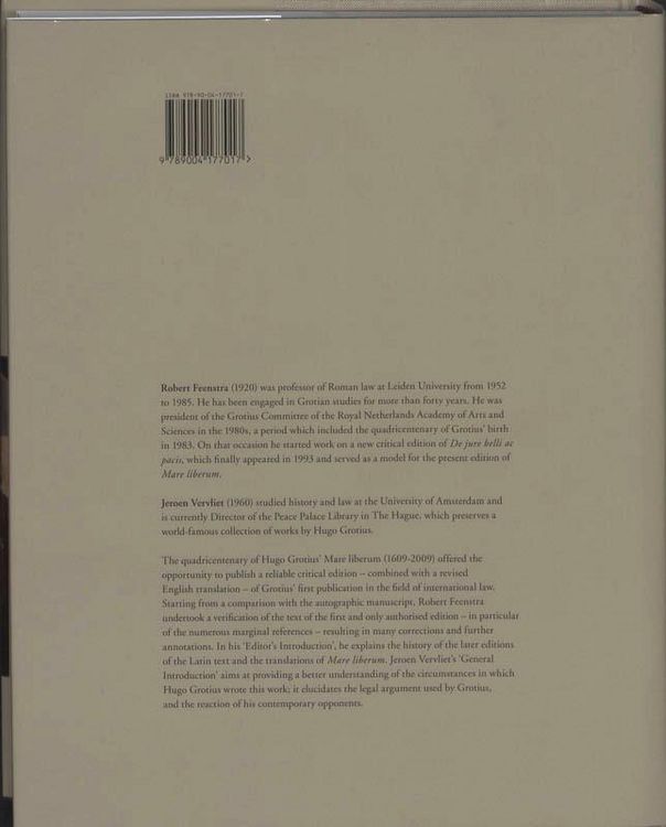 Produktbild: Hugo Grotius Mare Liberum 1609-2009