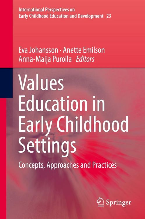 Produktbild: Values Education in Early Childhood Settings