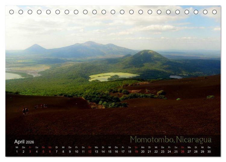 Produktbild: Von Mexiko nach Panama in 12 Monaten (Tischkalender 2026 DIN A5 quer), CALVENDO Monatskalender