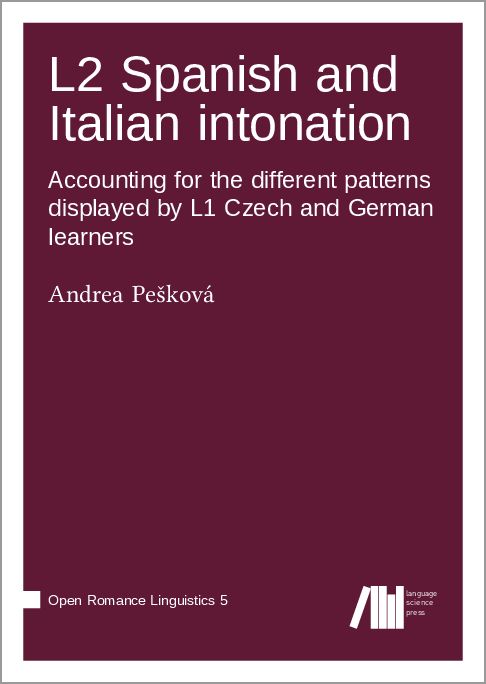 Produktbild: L2 Spanish and Italian intonation