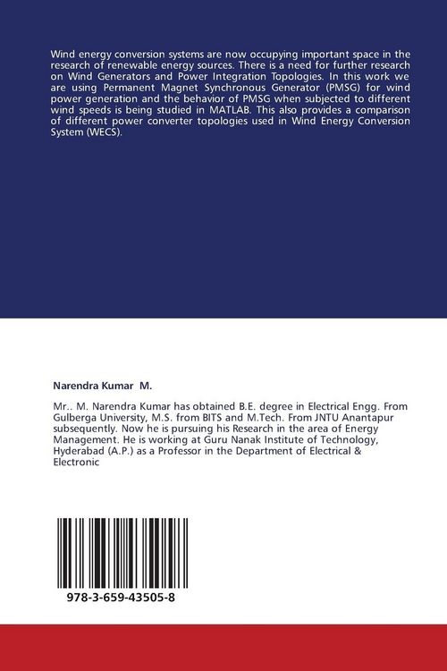 Produktbild: Wind Energy Conversion With PMSG And Integration To HVDC Link