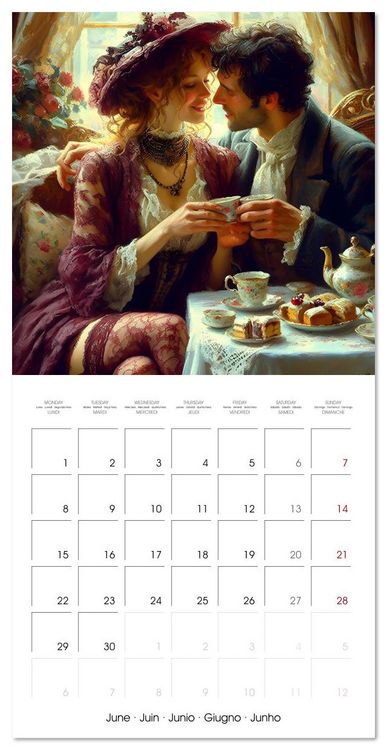 Produktbild: Teatime for two (Wall Calendar 2026 12 &times; 12 Inch) CALVENDO 12 Month Wall Calendar