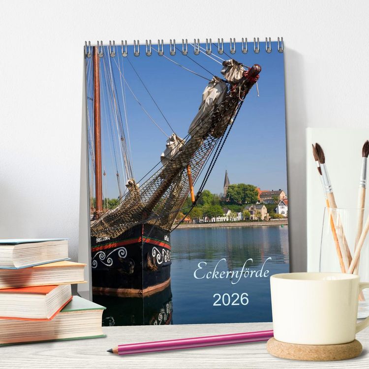 Produktbild: Eckernf&ouml;rde (Tischkalender 2026 DIN A5 hoch), CALVENDO Monatskalender