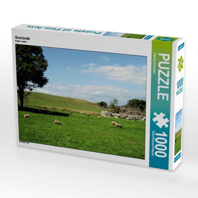 Produktbild: CALVENDO Puzzle Graslands | 1000 Teile Lege-Gr&ouml;&szlig;e 64x48cm Foto-Puzzle f&uuml;r gl&uuml;ckliche Stunden