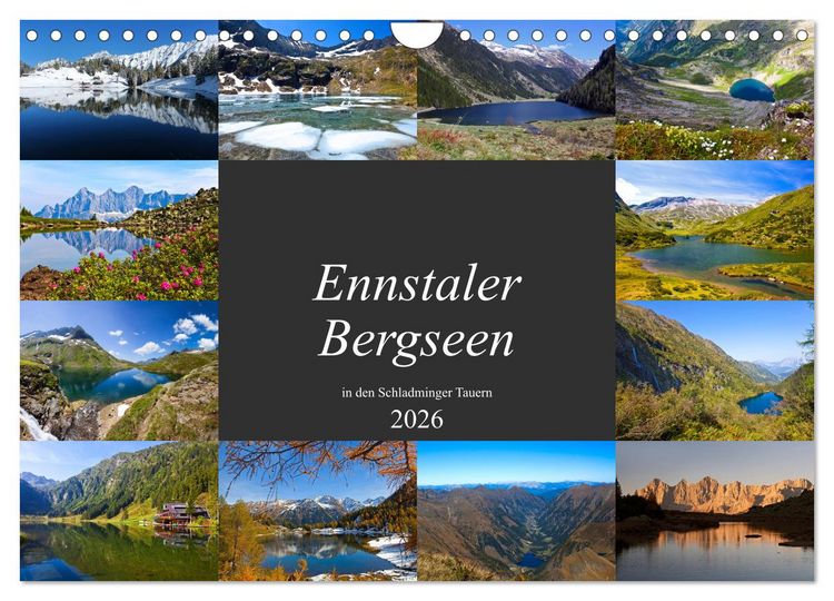 Produktbild: Ennstaler Bergseen in den Schladminger Tauern (Wandkalender 2026 DIN A4 quer), CALVENDO Monatskalender