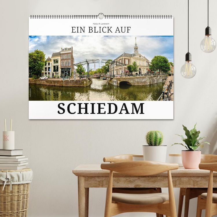 Produktbild: Ein Blick auf Schiedam (Wandkalender 2026 DIN A2 quer), CALVENDO Monatskalender