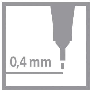 Produktbild: STABILO Fineliner -   point 88 Mini - #my design Edition - 12er Pack - mit 12 verschiedenen Farben