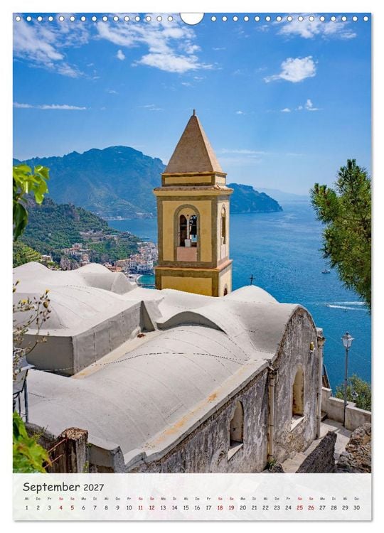 Produktbild: Amalfik&uuml;ste - Romantische St&auml;dte und traumhafte Landschaften (Wandkalender 2027 DIN A3 hoch), CALVENDO Monatskalender