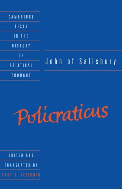 Produktbild: John of Salisbury: Policraticus
