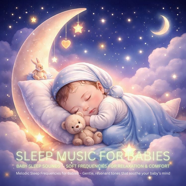 Produktbild: Sleep Music for Babies &ndash; Baby Sleep Sounds &ndash; Soft Frequencies for Relaxation & Comfort
