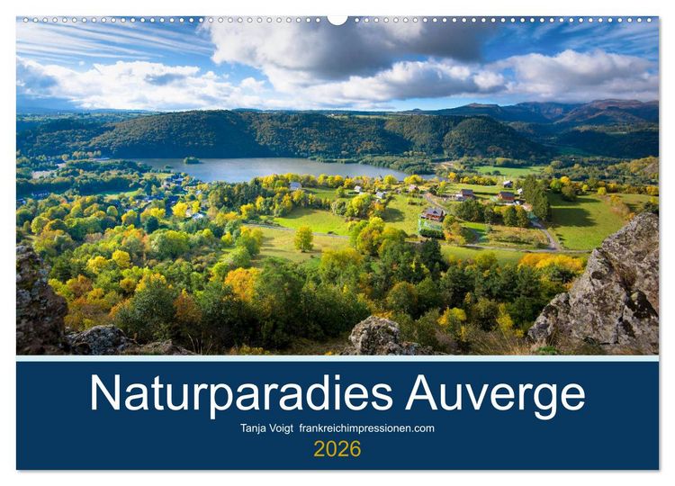 Produktbild: Naturparadies Auvergne (Wandkalender 2026 DIN A2 quer), CALVENDO Monatskalender
