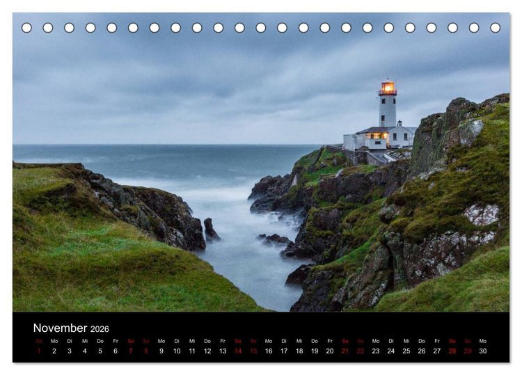 Produktbild: Irlands Landschaften (Tischkalender 2026 DIN A5 quer), CALVENDO Monatskalender