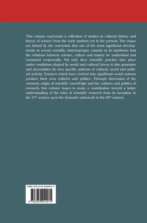 Produktbild: Science as Cultural Practice