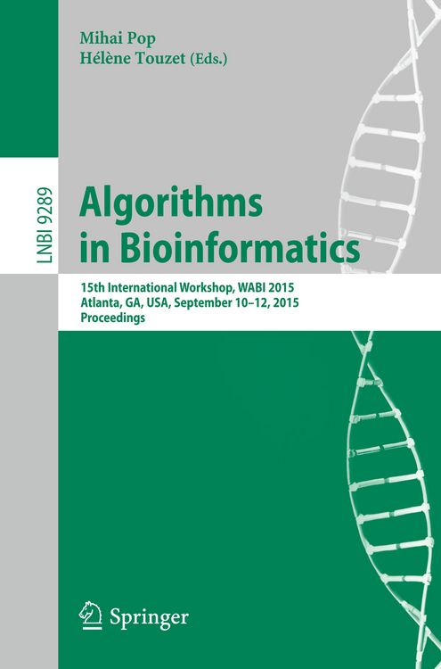 Produktbild: Algorithms in Bioinformatics