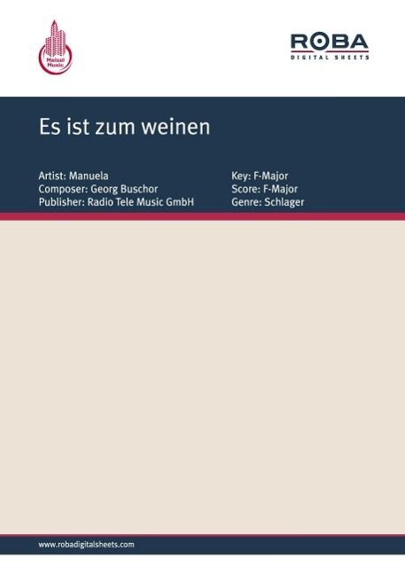 Produktbild: Es ist zum weinen