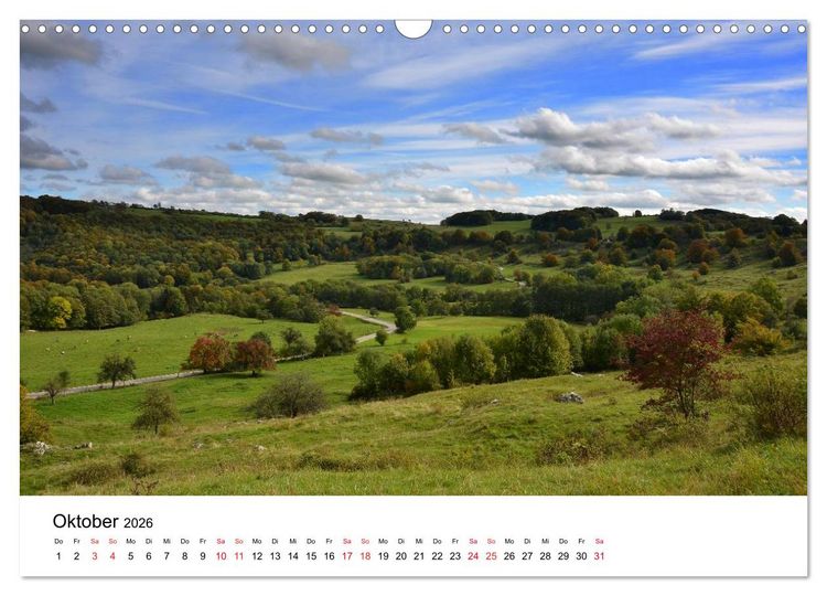 Produktbild: Zauberhafte Schw&auml;bische Alb (Wandkalender 2026 DIN A3 quer), CALVENDO Monatskalender