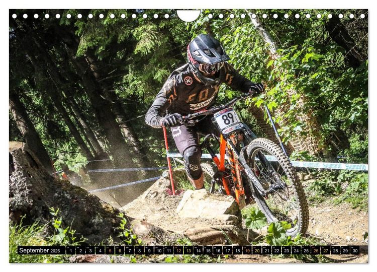 Produktbild: Downhill Racing (Wandkalender 2026 DIN A4 quer), CALVENDO Monatskalender