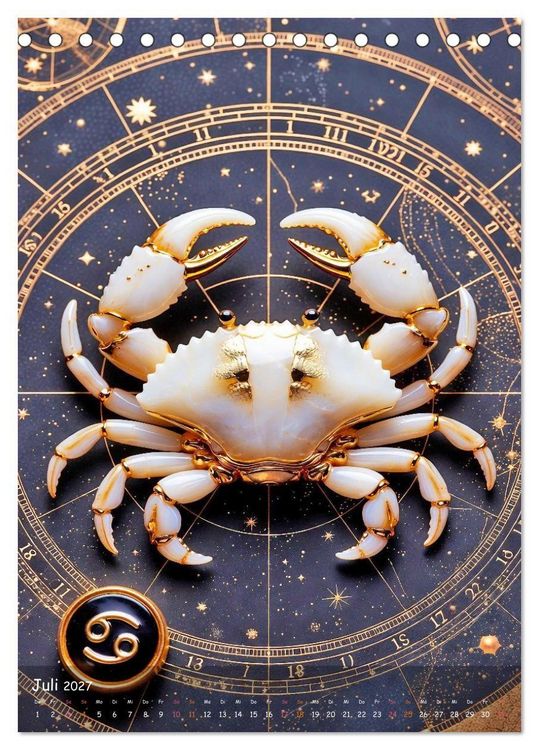 Produktbild: Zodiac Cosmos (Tischkalender 2027 DIN A5 hoch), CALVENDO Monatskalender