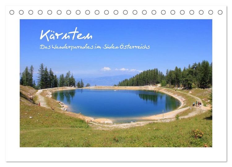 Produktbild: K&auml;rnten - Das Wanderparadies im S&uuml;den &Ouml;sterreichs (Tischkalender 2026 DIN A5 quer), CALVENDO Monatskalender
