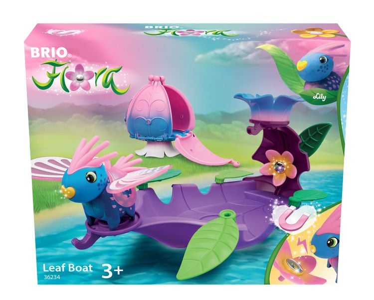 Produktbild: BRIO Flora - 36234 Lilys Blatt-Boot | Spielset f&uuml;r endlosen fantasievollen Spielspa&szlig; f&uuml;r M&auml;dchen und Jungen ab 3 Jahren - wundersch&ouml;nes Geschenk