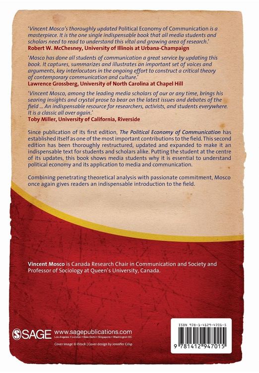 Produktbild: The Political Economy of Communication
