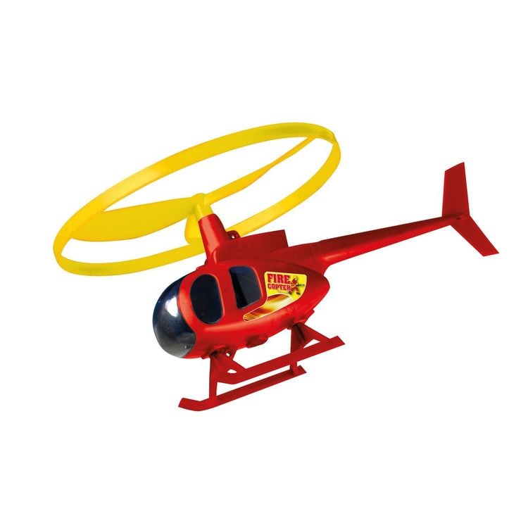 Produktbild: Paul G&uuml;nther 1678 - FIRE COPTER, Hubschrauber Propeller-Flugspiel, 12,5cm