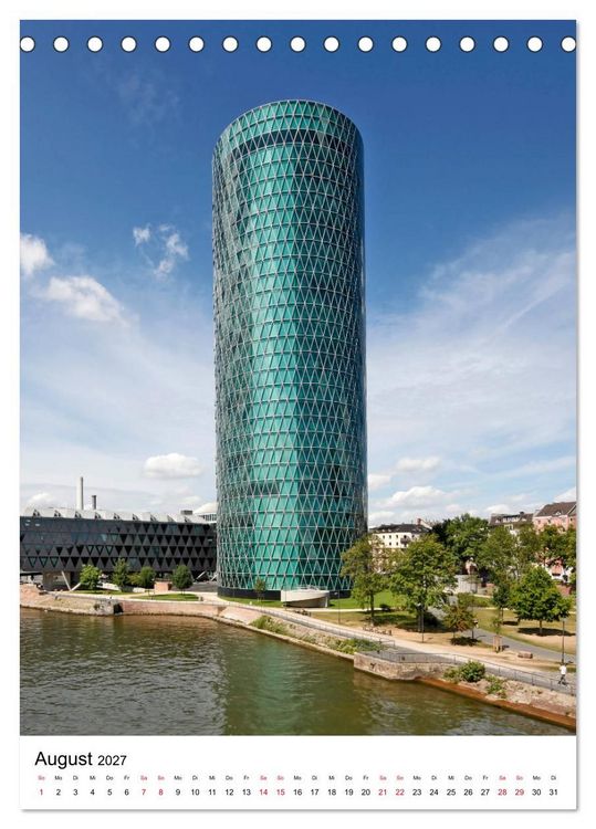 Produktbild: Frankfurt am Main vom Frankfurter Taxifahrer Petrus Bodenstaff (Tischkalender 2027 DIN A5 hoch), CALVENDO Monatskalender