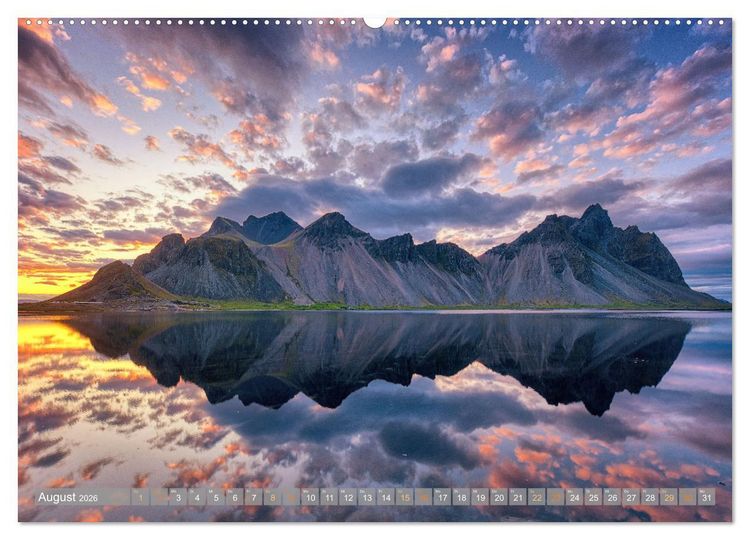 Produktbild: Island - Traumland am Rande der Arktis (Wandkalender 2026 DIN A2 quer), CALVENDO Monatskalender