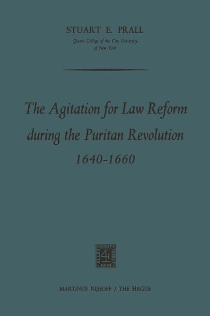 Produktbild: The Agitation for Law Reform during the Puritan Revolution 1640-1660