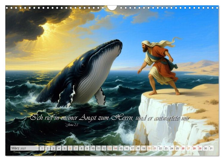 Produktbild: Die Kraft der Bibel (Wandkalender 2027 DIN A3 quer), CALVENDO Monatskalender