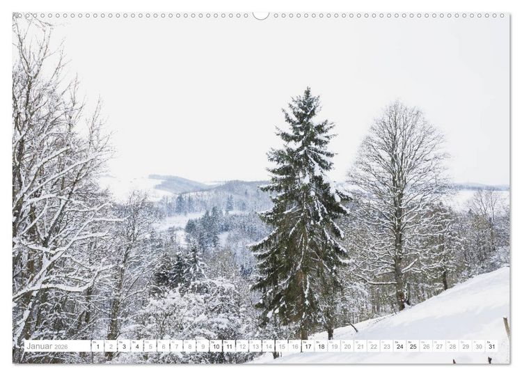 Produktbild: Eifel Sehnsucht (hochwertiger Premium Wandkalender 2026 DIN A2 quer), Kunstdruck in Hochglanz