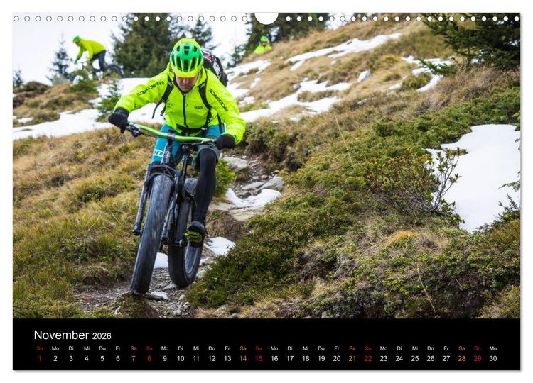 Produktbild: Mountainbike Freeride Momente (Wandkalender 2026 DIN A3 quer), CALVENDO Monatskalender
