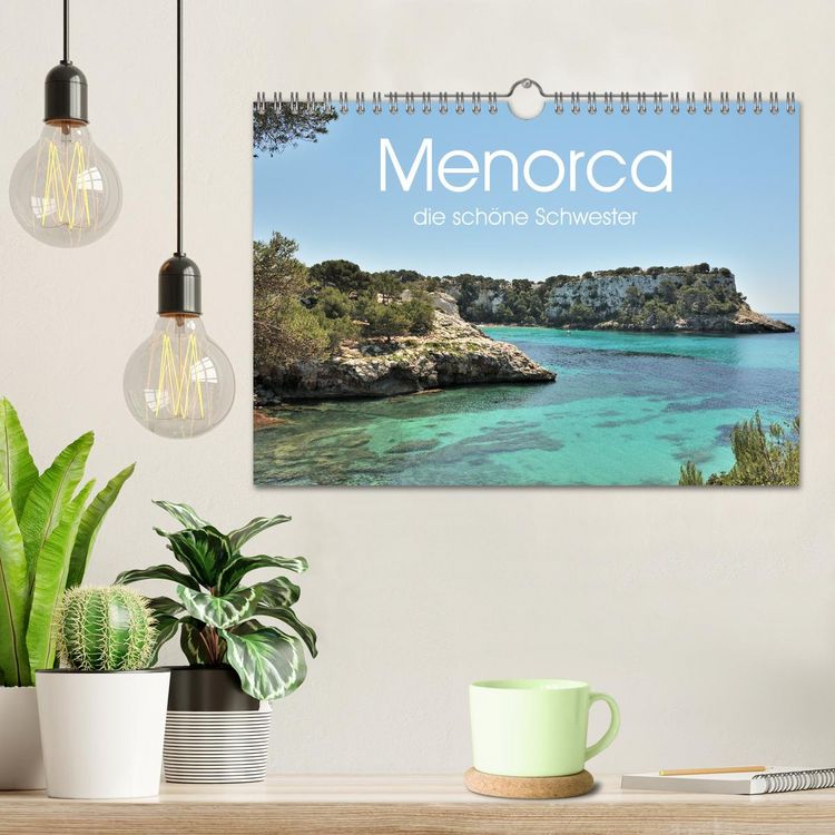 Produktbild: Menorca, die sch&ouml;ne Schwester (Wandkalender 2026 DIN A4 quer), CALVENDO Monatskalender