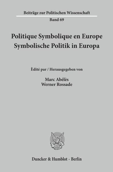 Produktbild: Politique Symbolique en Europe - Symbolische Politik in Europa.